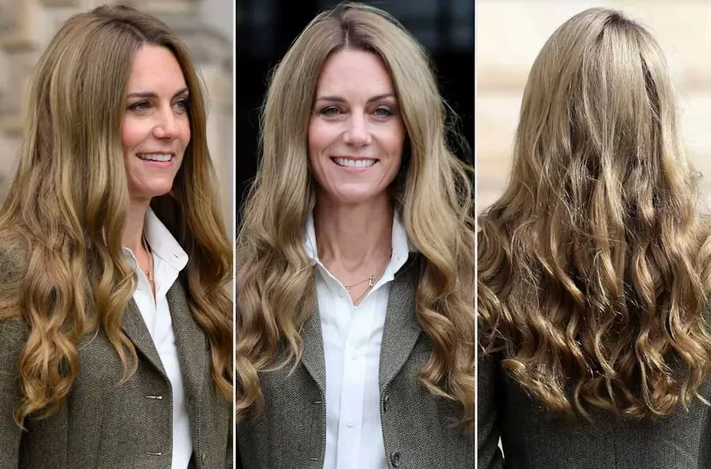 外媒曝凯特王妃戴假发遮化疗后遗症？出席活动发色频繁变化，网友：哪个头发才是真的？-第14张图片-