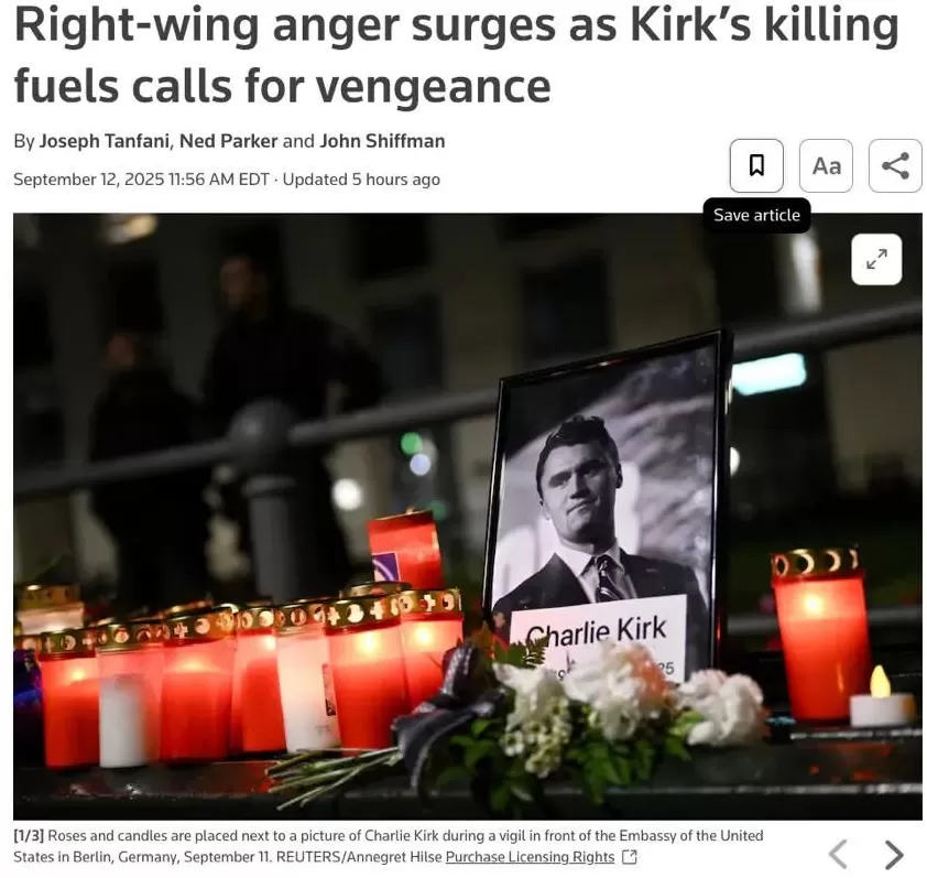 查理·柯克之死：美国政治极化的标志性悲剧-第6张图片-