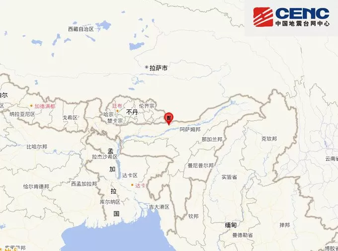 印度发生5.5级地震，震源深度20千米-第1张图片-