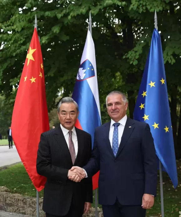 王毅会见斯洛文尼亚国民委员会主席洛特里奇-第2张图片-