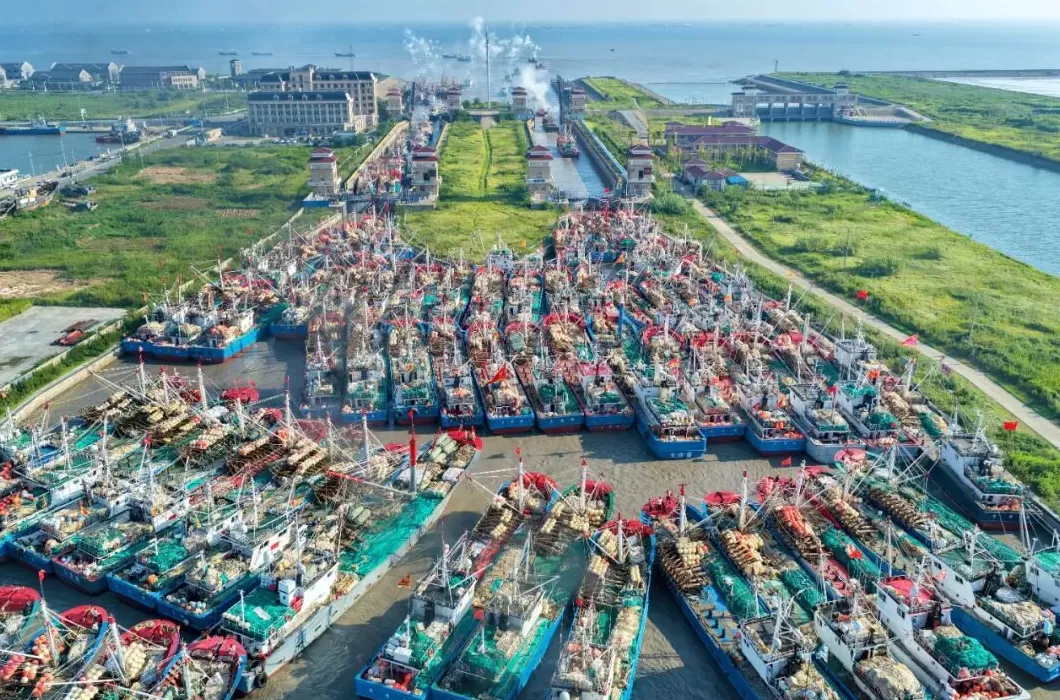 品“鲜超” 看苏超，南通1161艘渔船全面开启“耕海牧渔”之旅-第1张图片-