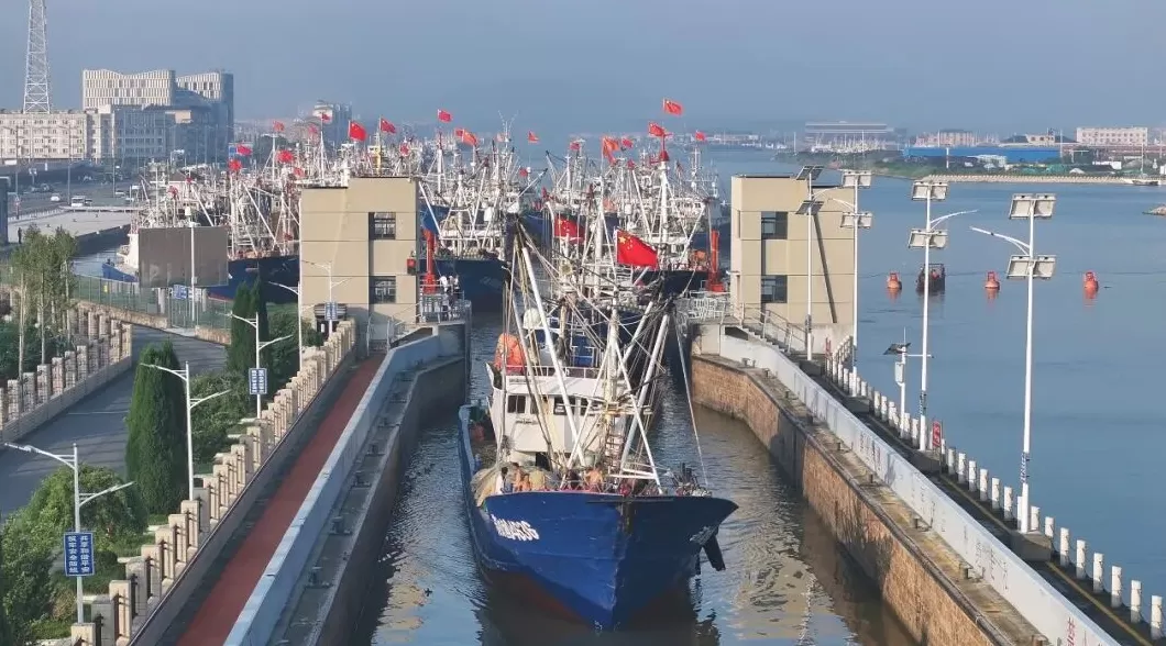 品“鲜超” 看苏超，南通1161艘渔船全面开启“耕海牧渔”之旅-第5张图片-