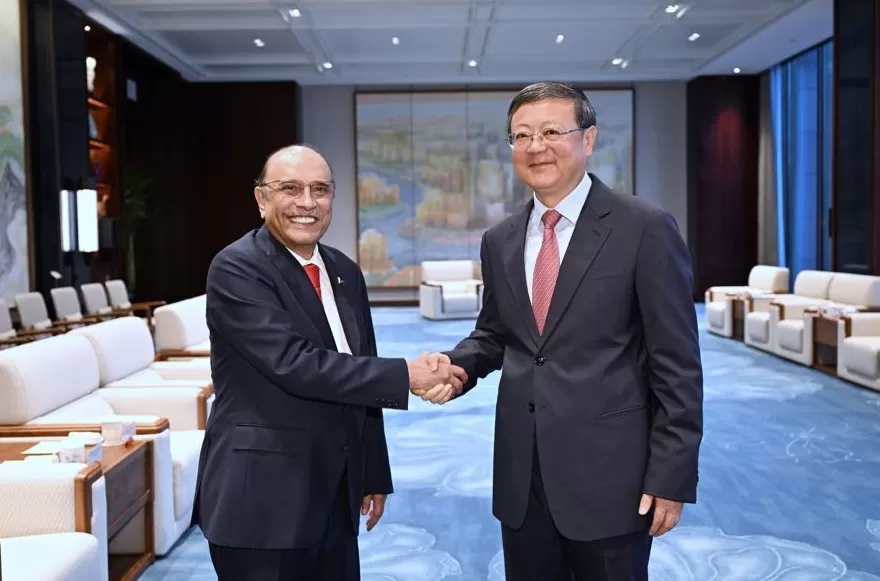 陈吉宁会见巴基斯坦总统扎尔达里-第1张图片-