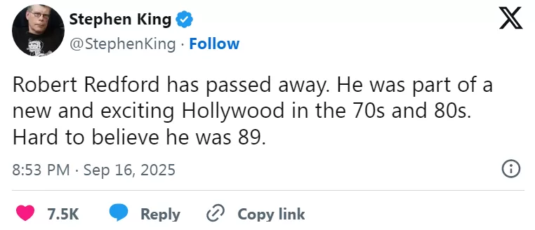 一个传奇离场了，电影人缅怀罗伯特·雷德福-第2张图片-