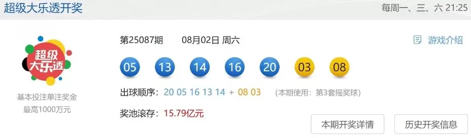 寻人！体彩超级大乐透第25087期701万大奖得主你在哪-第2张图片-