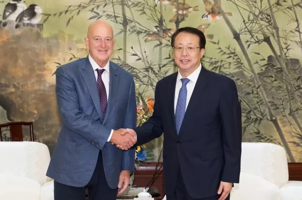 龚正会见美国亿滋国际董事会主席兼首席执行官冯朴德-第1张图片-