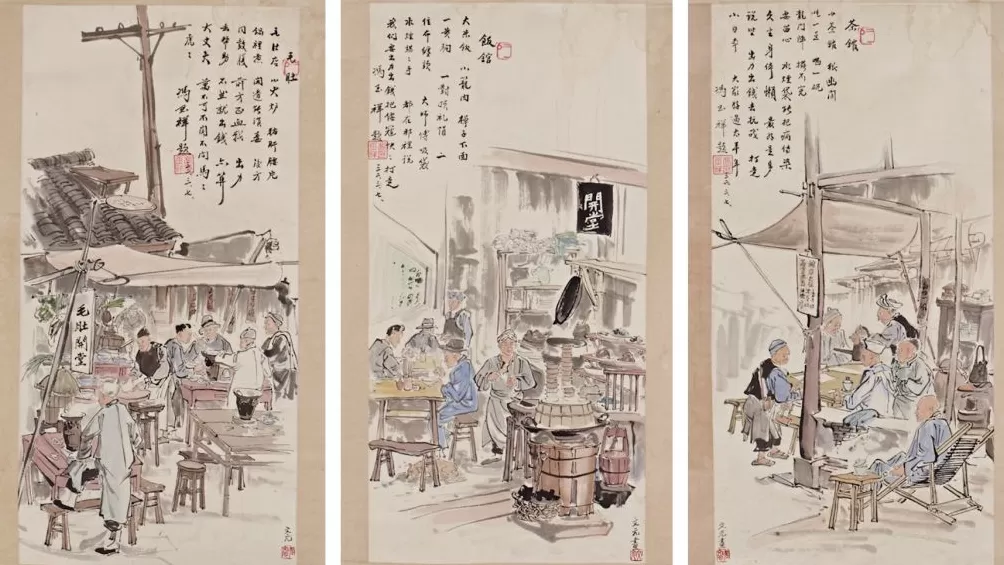 张文元的“漫画抗战”与“国画抗战”-第6张图片-