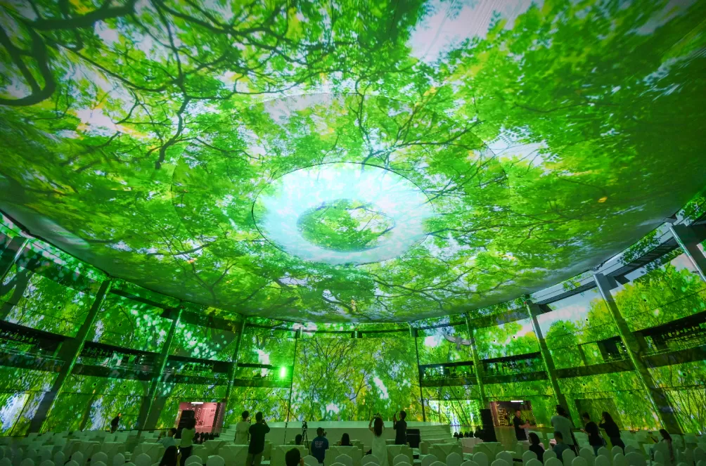 上海国际光影节：三千平方米裸眼3D投影秀照亮西岸穹顶，全球218件光影佳作齐亮相-第5张图片-