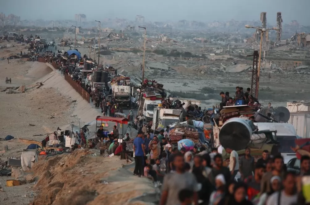 第1现场｜加沙民众逃离之路艰难，古特雷斯呼吁国际部队保护-第2张图片-