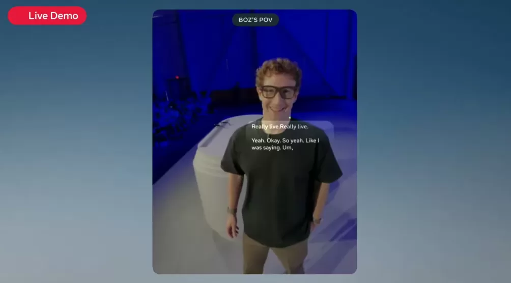 起售价799美元!Meta推出旗下首款内置显示屏的智能眼镜,但现场演示“翻车”了-第3张图片- 起售价799美元!Meta推出旗下首款内置显示屏的智能眼镜,但现场演示“翻车”了-第3张图片-