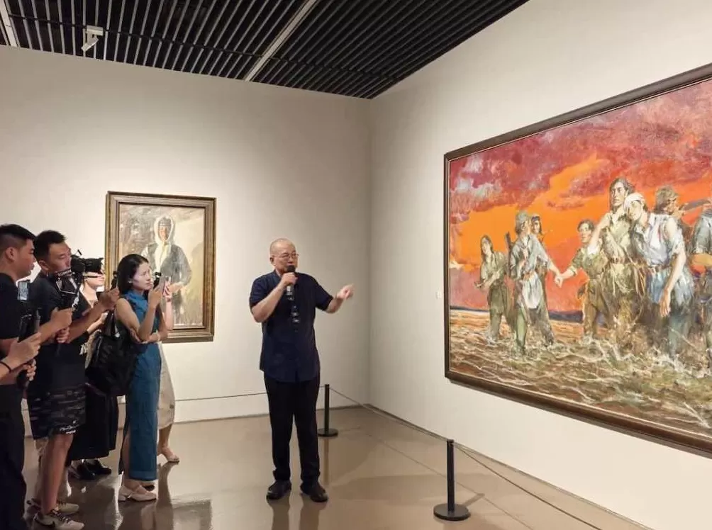 重温中国油画三十年：靳尚谊等几代油画家作品上海展出-第6张图片-