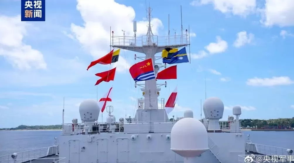 中国海军舰艇首次访问瑙鲁-第1张图片-