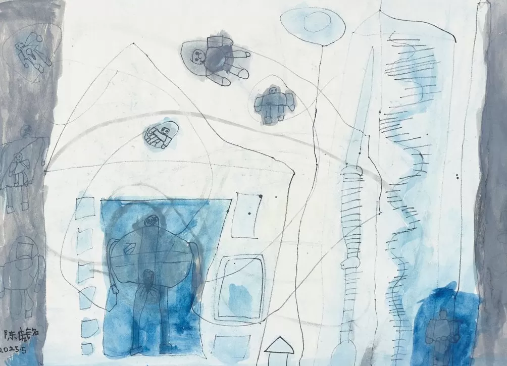 在美术书法作品中，走进孩子们天马行空的“梦想世界”-第3张图片-