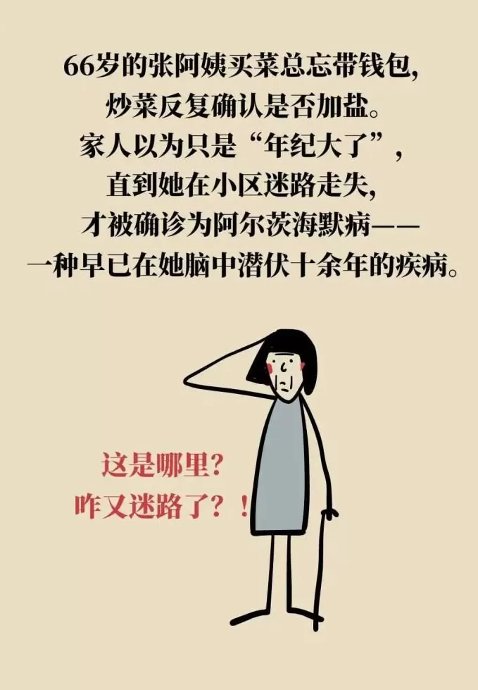 阿尔茨海默病可潜伏20年,抓住“黄金干预期”能逆转-第2张图片- 阿尔茨海默病可潜伏20年,抓住“黄金干预期”能逆转-第2张图片-