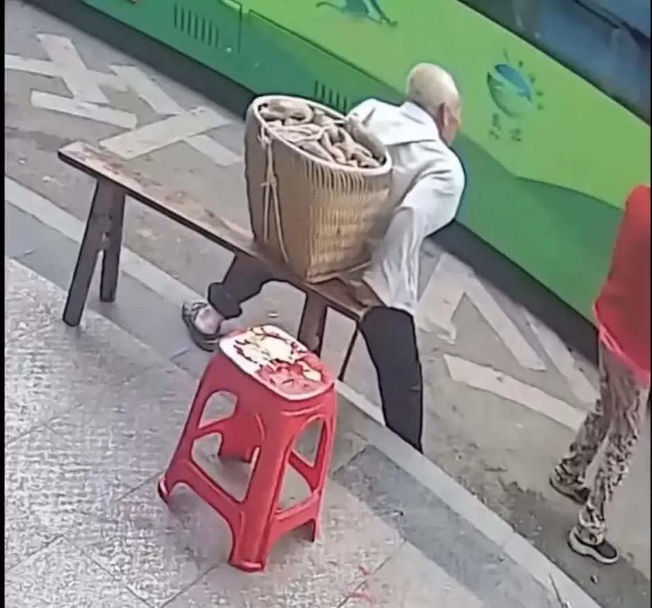 重庆一背篓老人等公交被拒载，当地回应：属实，性质比较恶劣，涉事司机已被开除-第1张图片-