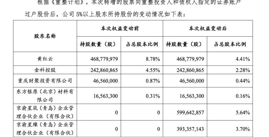 从8000元发家，身家曾达215亿元，地产大佬黄红云失去金科股份控股权-第3张图片-