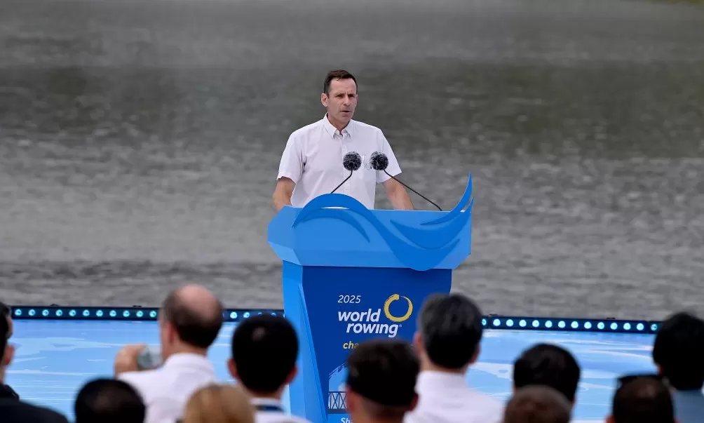 世界赛联主席：感谢组委会卓越工作，赛艇在中国有璀璨未来-第1张图片-