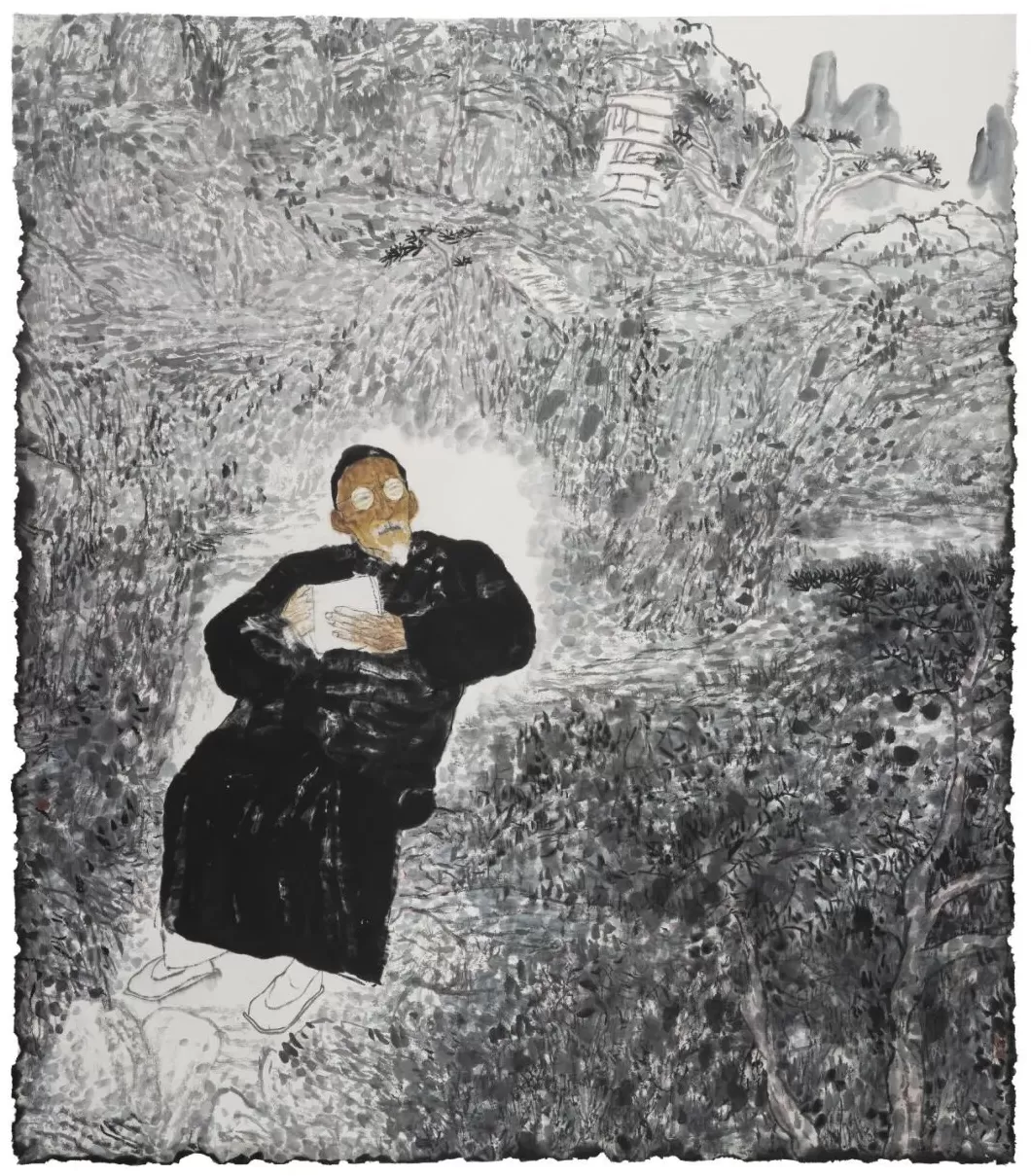 这幅《宾虹写生图》将被捐赠给上海-第1张图片-