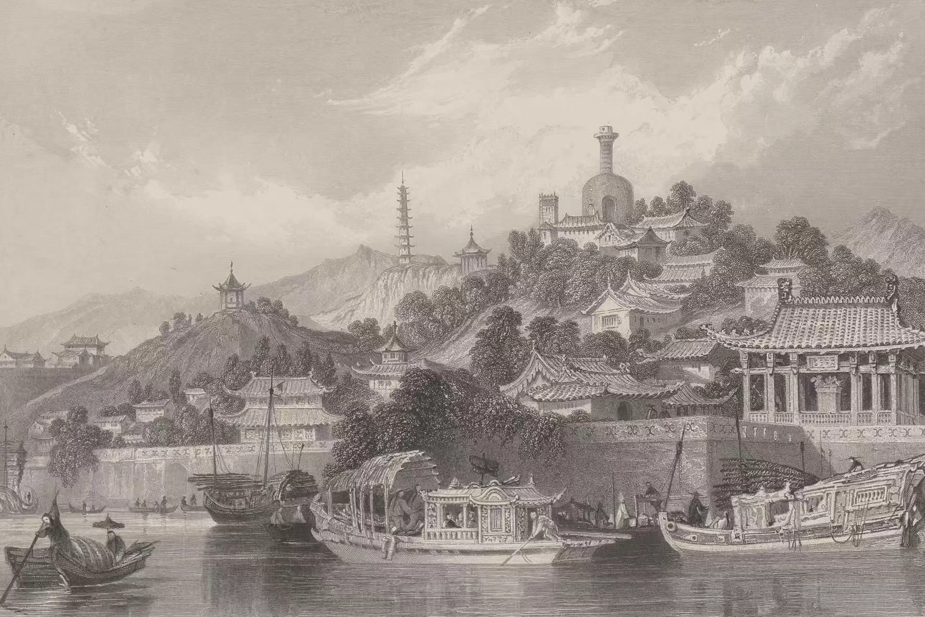 英建筑师阿罗姆铜版画展在沪启幕-第2张图片-