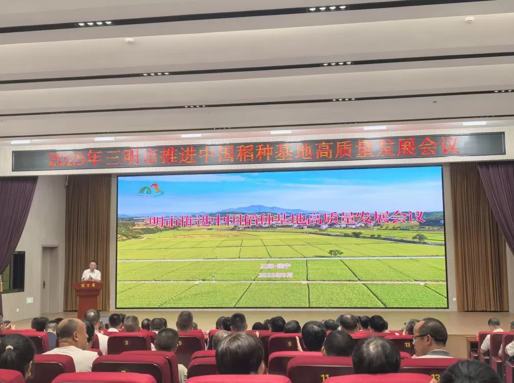 2025年三明市推进中国稻种基地高质量发展会议在建宁举办-第1张图片-