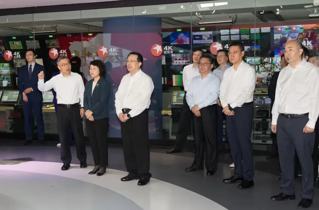 六省市卫视超高清频道正式开播仪式在沪举行，曹淑敏龚正共同启动-第2张图片-