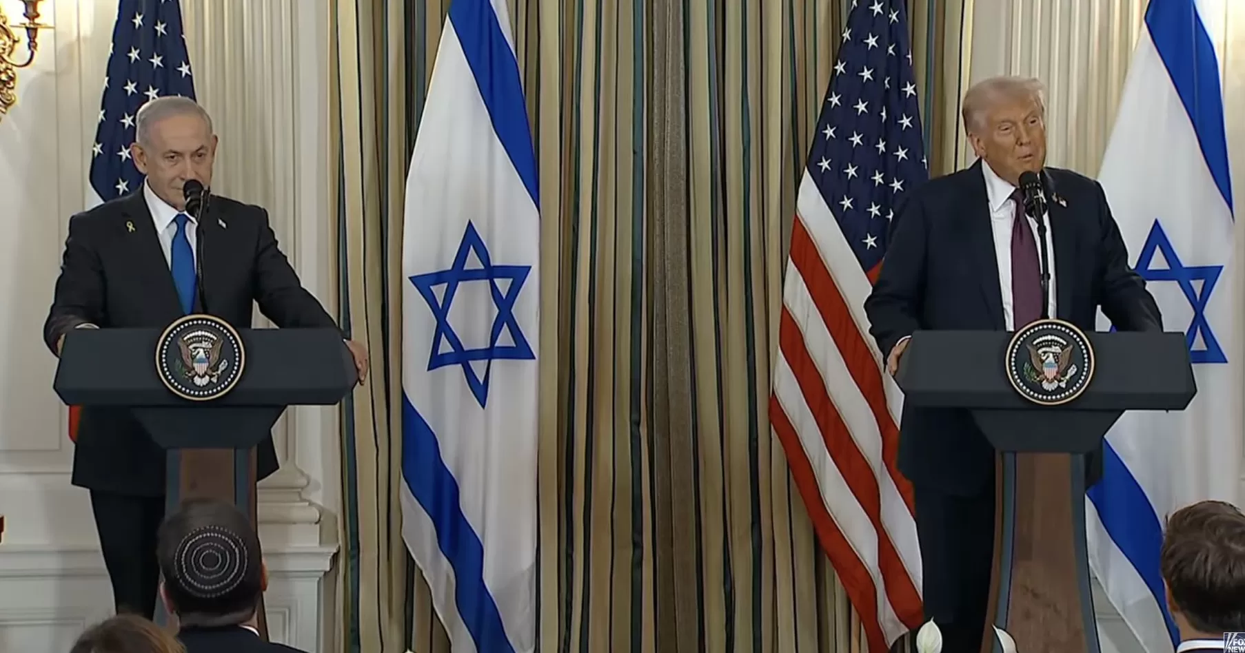 特朗普称内塔尼亚胡已接受其加沙和平计划-第1张图片-