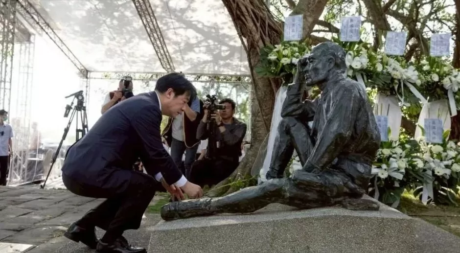 赖清德极力吹捧安倍晋三的“对台贡献”，可笑可恨-第2张图片-