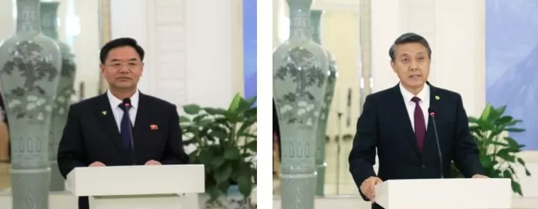 朝鲜举行庆祝中华人民共和国成立76周年招待会-第2张图片-