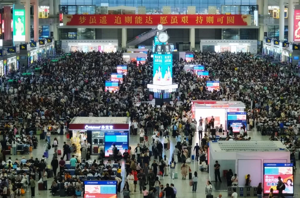长三角铁路预计今日发送旅客400万人次，同比增幅超10%-第1张图片-