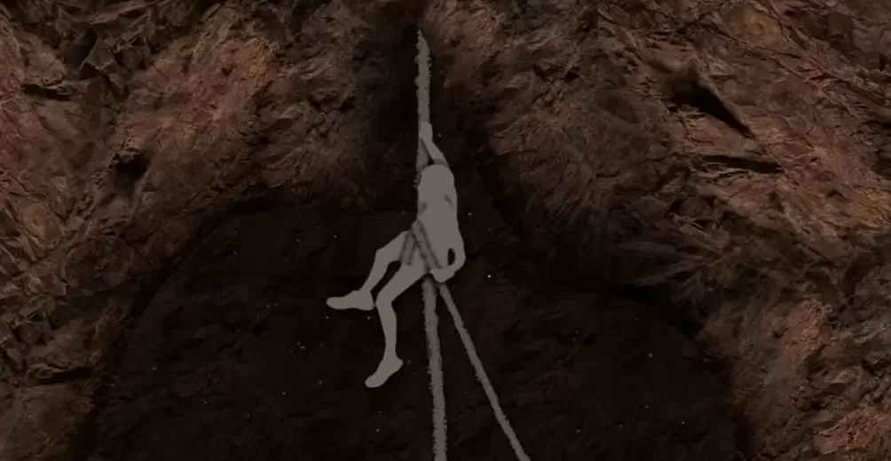 窒息！俄37岁男子独自硬闯世界最深洞穴，却忘带回程装备！悬吊地下1100米8个月才被发现…-第24张图片-