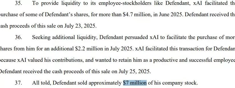 马斯克旗下xAI被盗走整个代码库，指控OpenAI窃取商业机密，OpenAI：这就是骚扰-第7张图片-