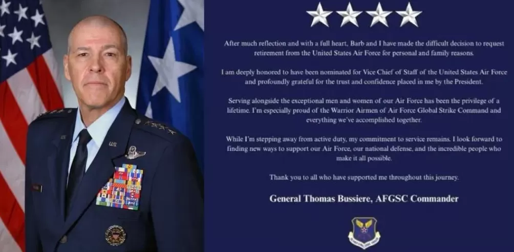 特朗普话音刚落，上将、司令宣布辞职-第2张图片-