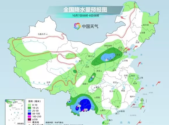 “麦德姆”继续影响广西云南，南方未来一周暑热持续-第3张图片-