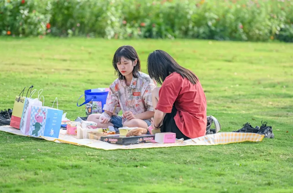 魔都眼·国庆｜世博文化公园秋日派对，在温暖阳光里徜徉花海-第2张图片-