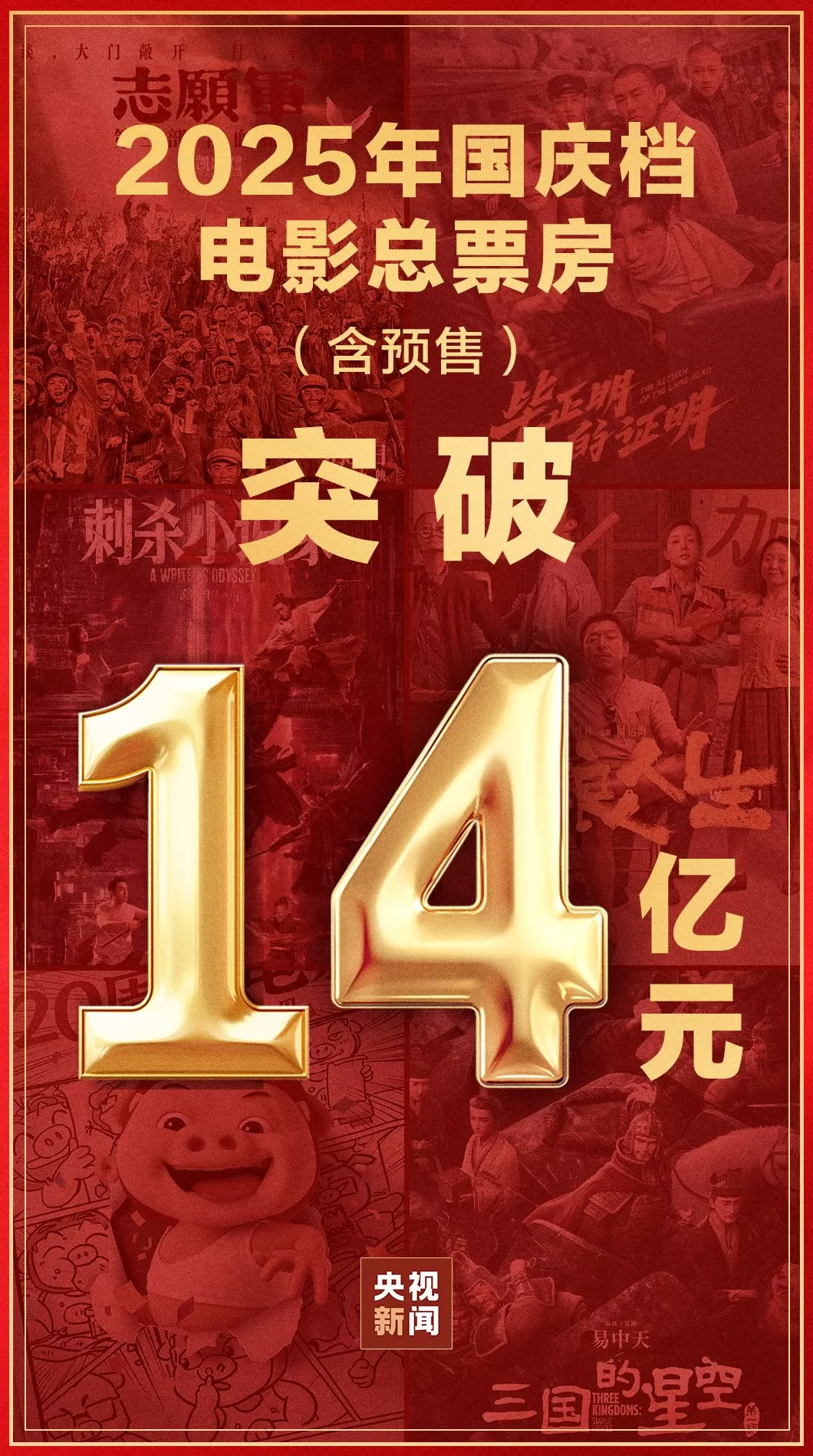 2025年国庆档电影总票房破14亿-第1张图片-