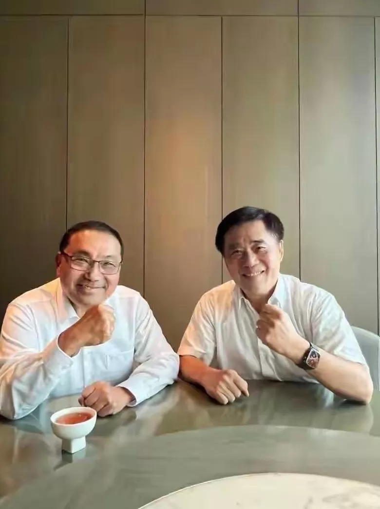 与新北市长侯友宜会面，郝龙斌：公道自在人心，凡走过必留痕迹-第1张图片-