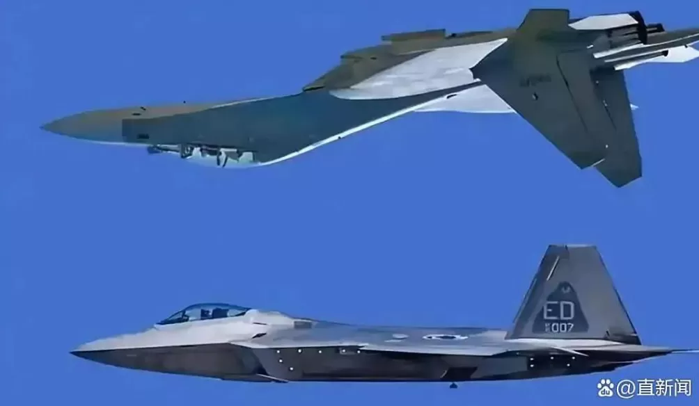 台湾热议：歼-16“近身肉搏”锁定F-22，戳破美军神话-第1张图片-