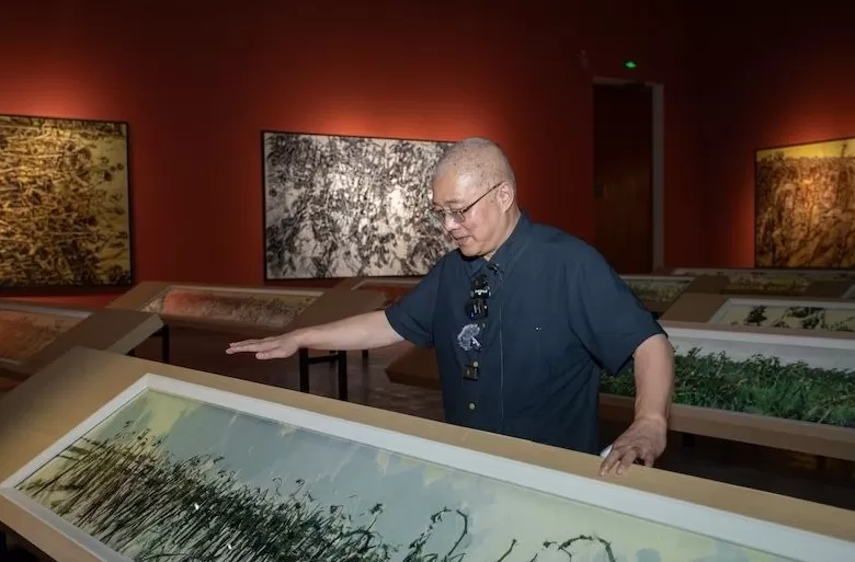 山水与葵原，宁波美术馆举办许江艺术展-第1张图片-