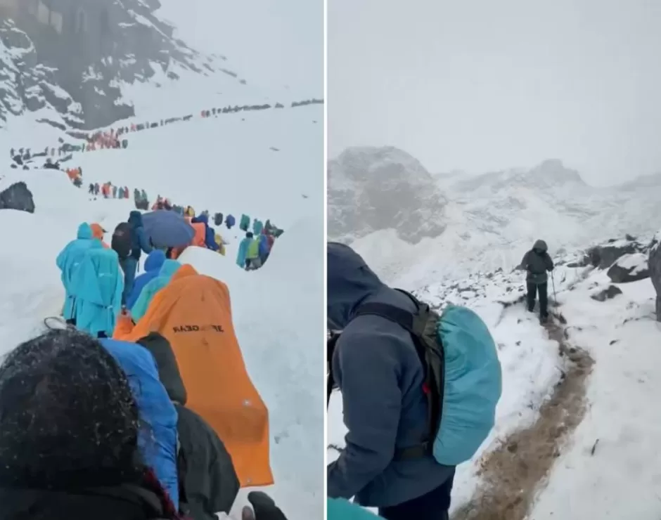 近千人因暴雪被困珠峰！亲历者回忆死里逃生：“根本挡不住，全身结冰”-第12张图片-