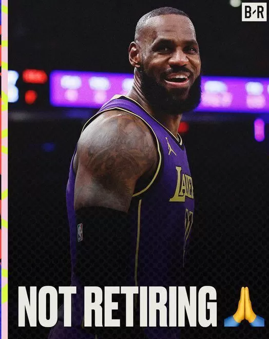 与退役无关！詹姆斯官宣决定2引争议打广告戏耍全世界被骂惨了-第5张图片-