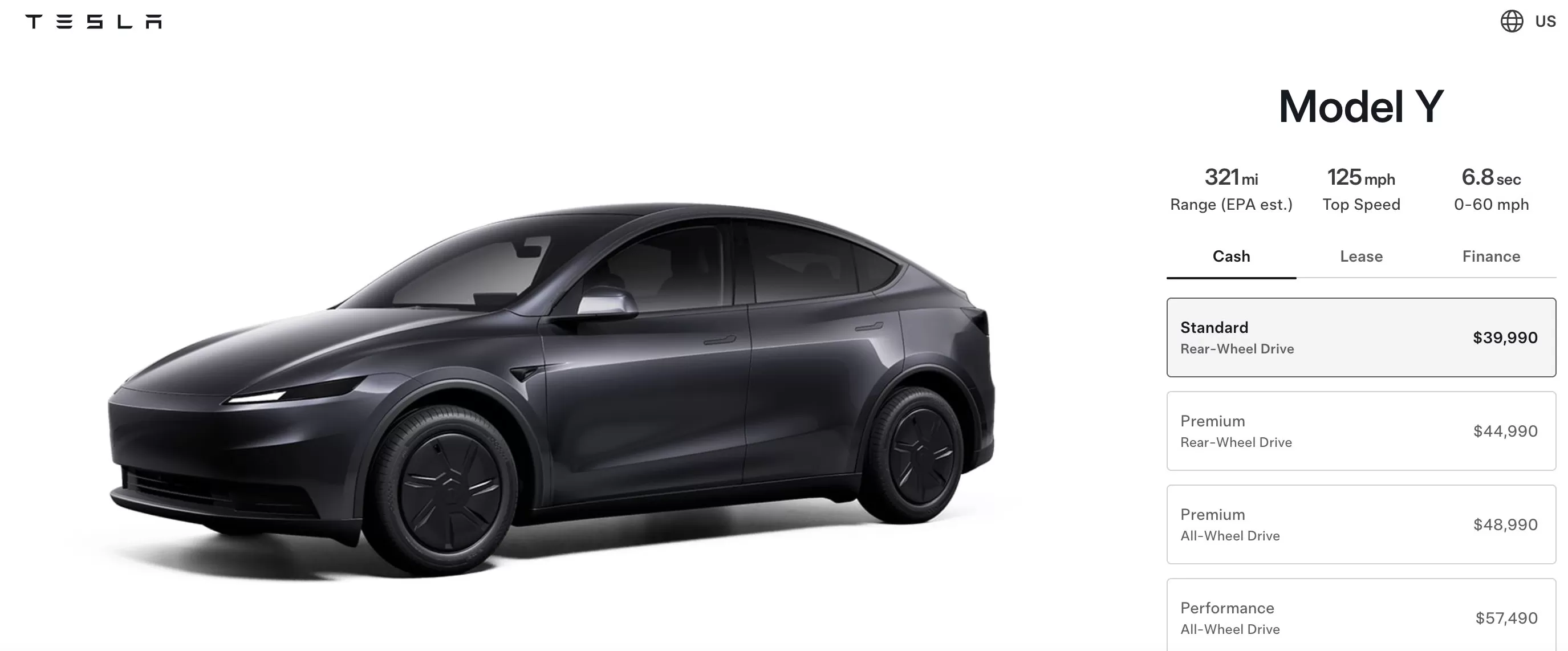 特斯拉股价跌超4%！“简配版”Model Y 定价近4万美元仍被嫌“贵”-第3张图片-