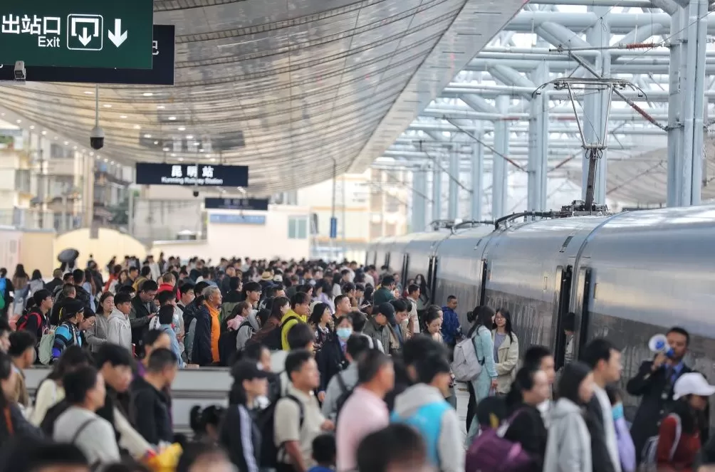 云南铁路迎来国庆假期返程高峰，今日预计发送旅客59万人次-第3张图片-
