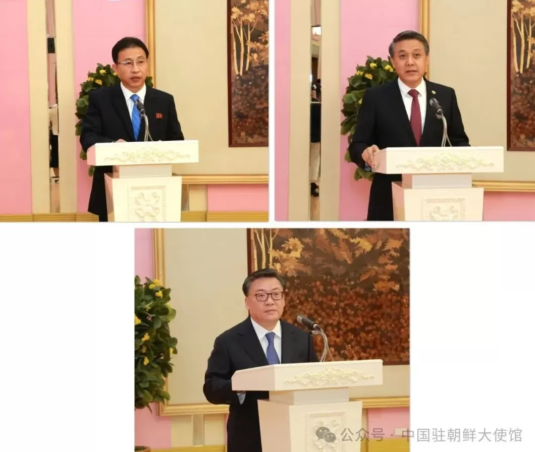 朝方为中国上海艺术团举行欢迎宴会-第2张图片-