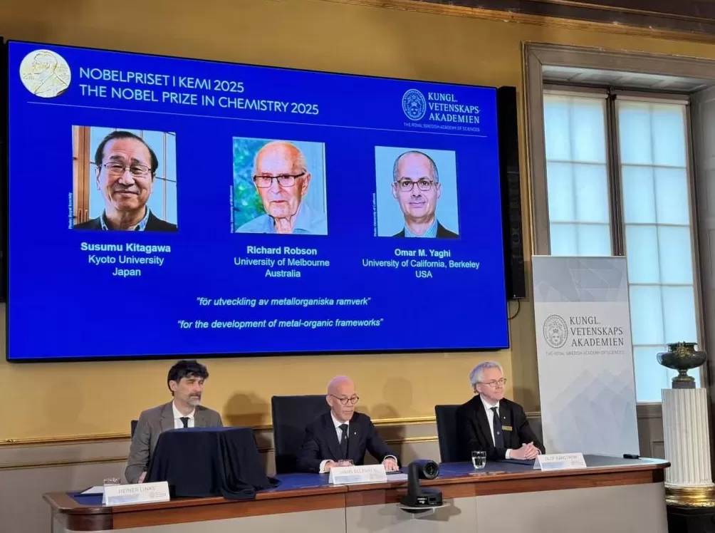 2025年诺贝尔化学奖揭晓-第1张图片-