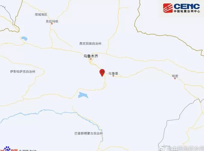新疆吐鲁番市托克逊县发生3.0级地震，震源深度10千米-第1张图片-