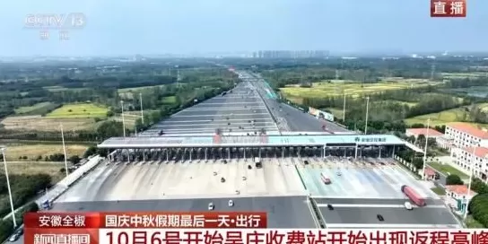 中国最大收费站安徽吴庄收费站挤满返程大军，出口24根车道几乎被填满-第9张图片-