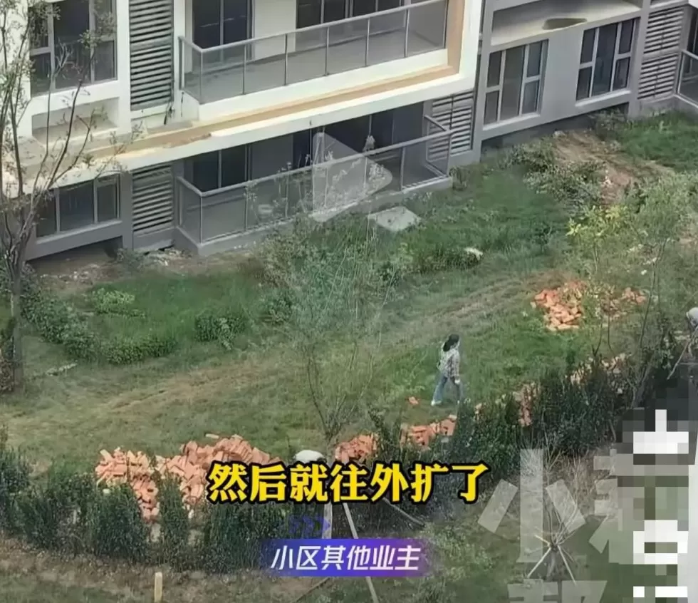 1楼业主占2000平绿地惹怒其他业主，物业：业主称买房时销售说带院-第2张图片-