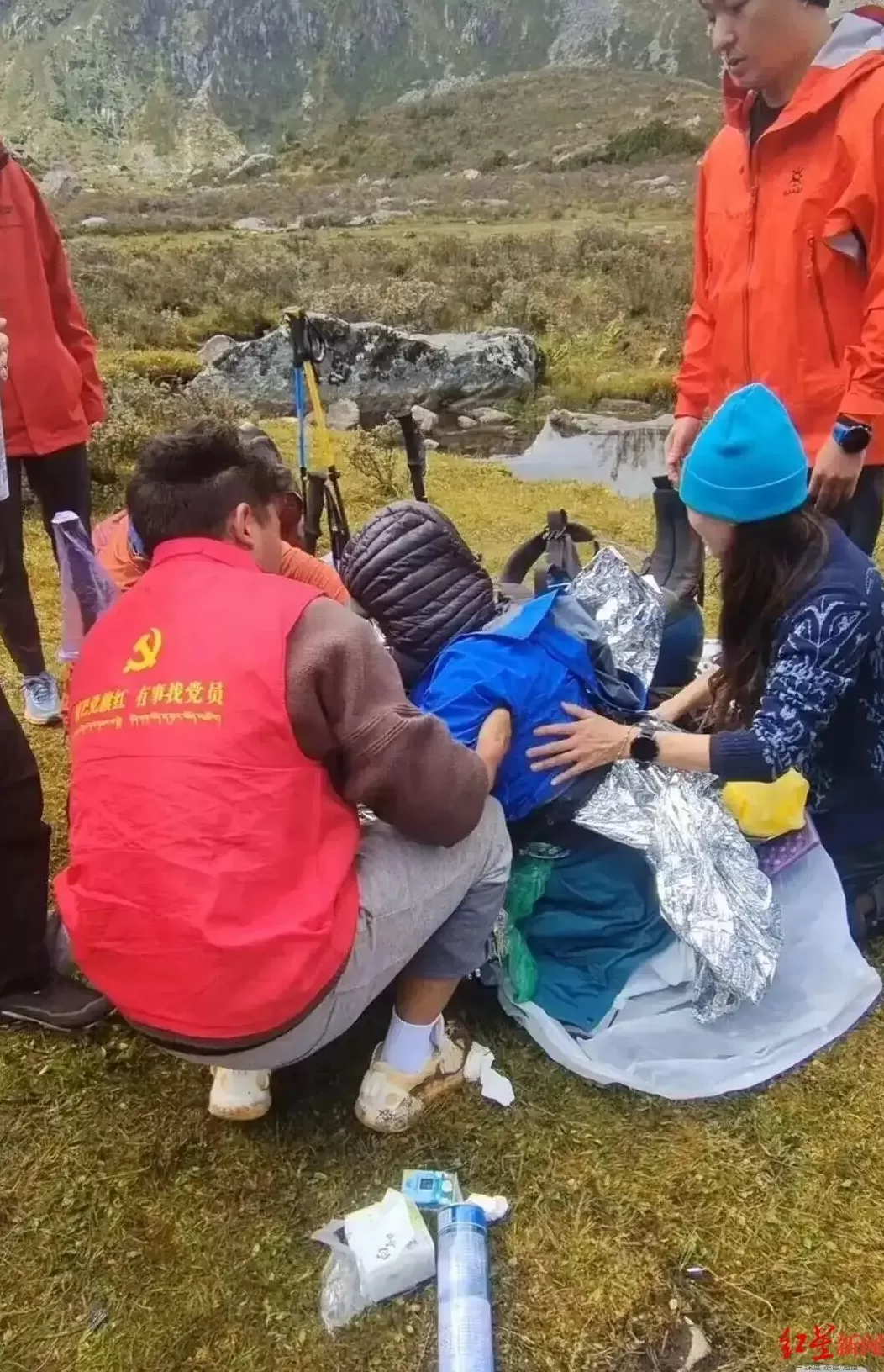 甘孜党岭女游客高反获救仍在ICU，首拨救助驴友还原救援过程-第3张图片-