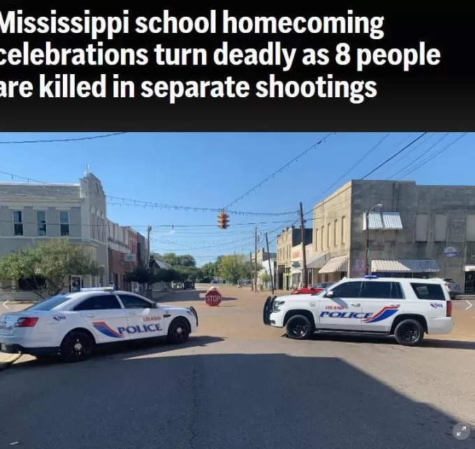 “可怕的场景”美国一夜发生多起枪击案已致8死多伤-第1张图片-