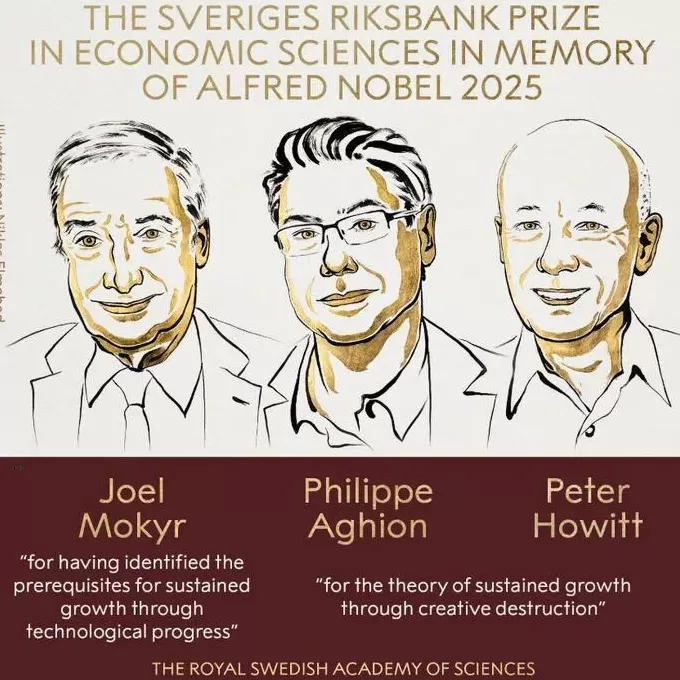 2025年诺贝尔经济学奖公布-第1张图片-